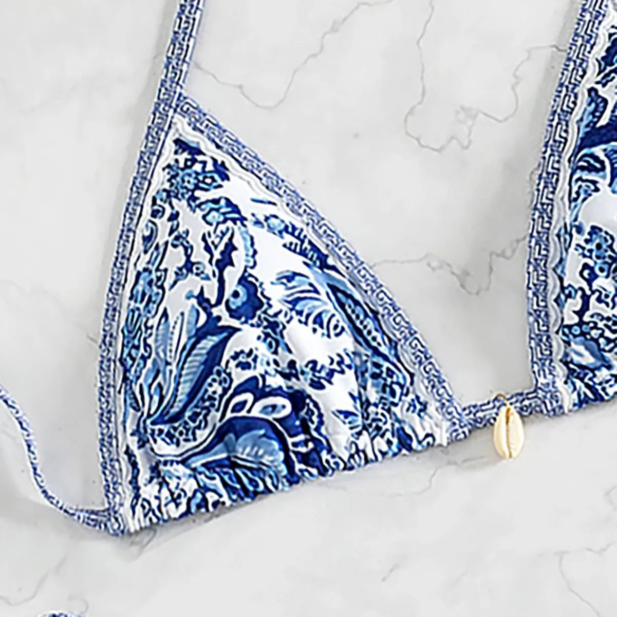 "2026 New Triangle Bikini Set - Floral Print Push up Swimsuit & Brazilian Bottoms"