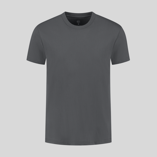 Dark grey crew neck t-shirt – timeless style and comfortable