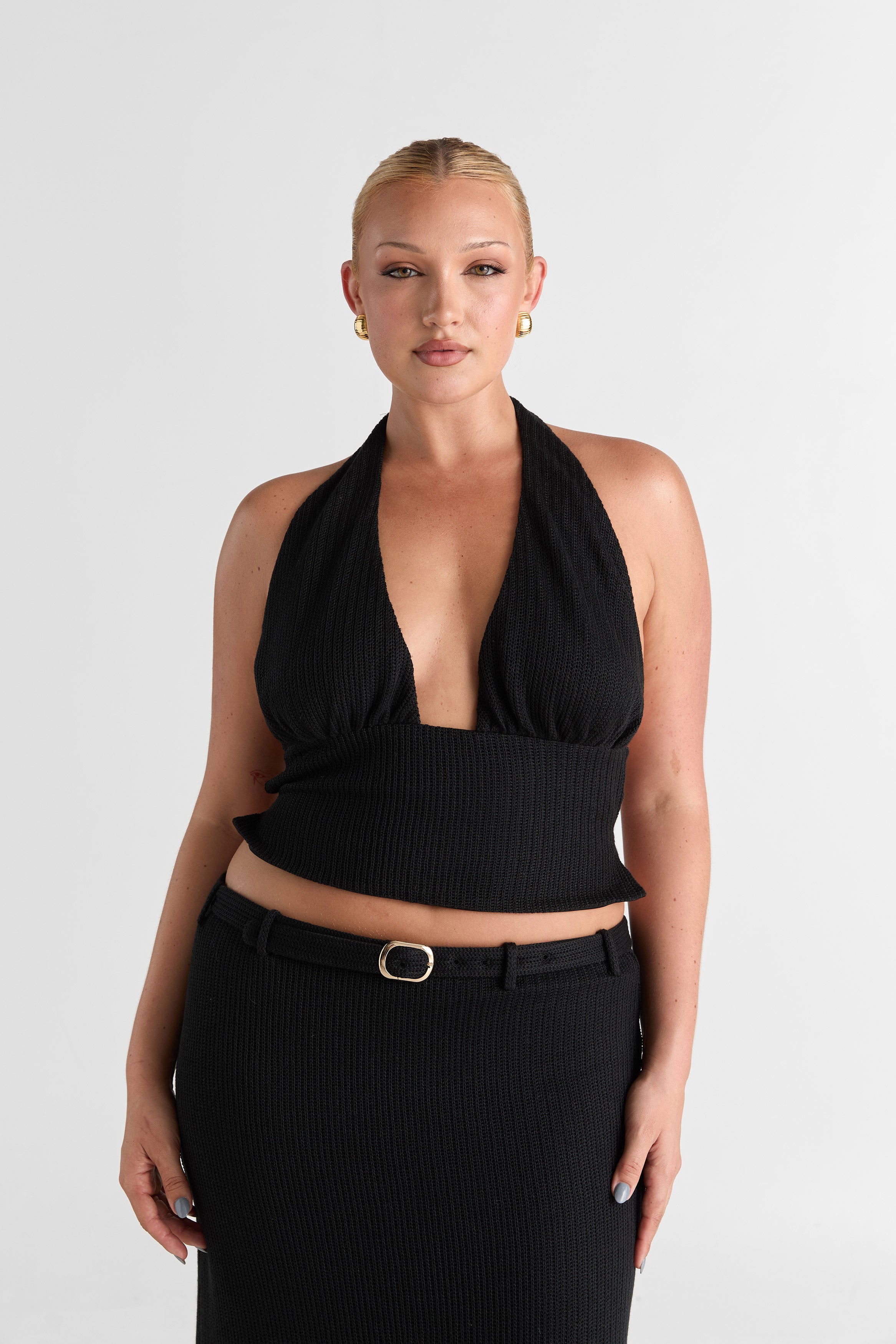 Top Haven en negro