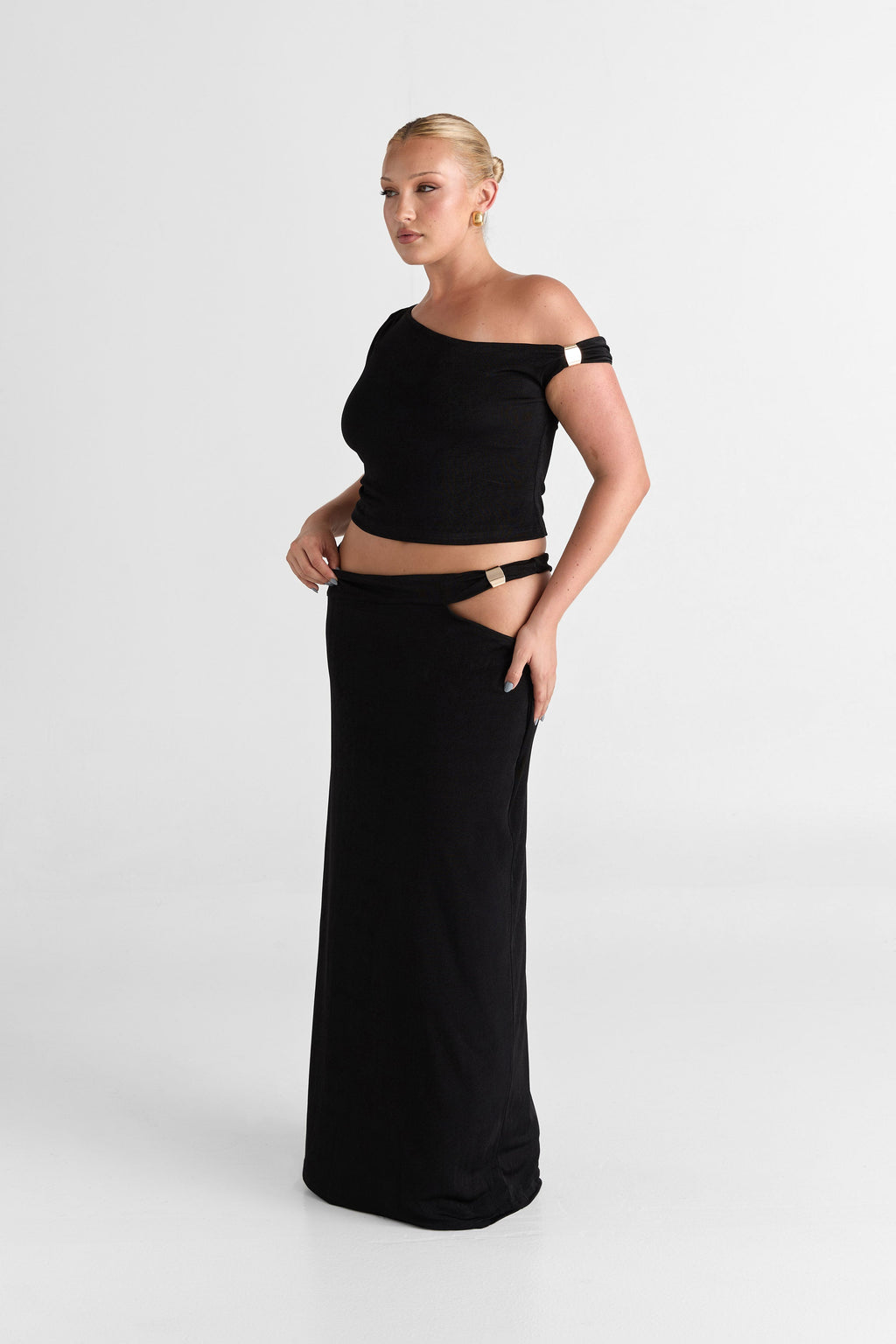 Lilah Top en negro