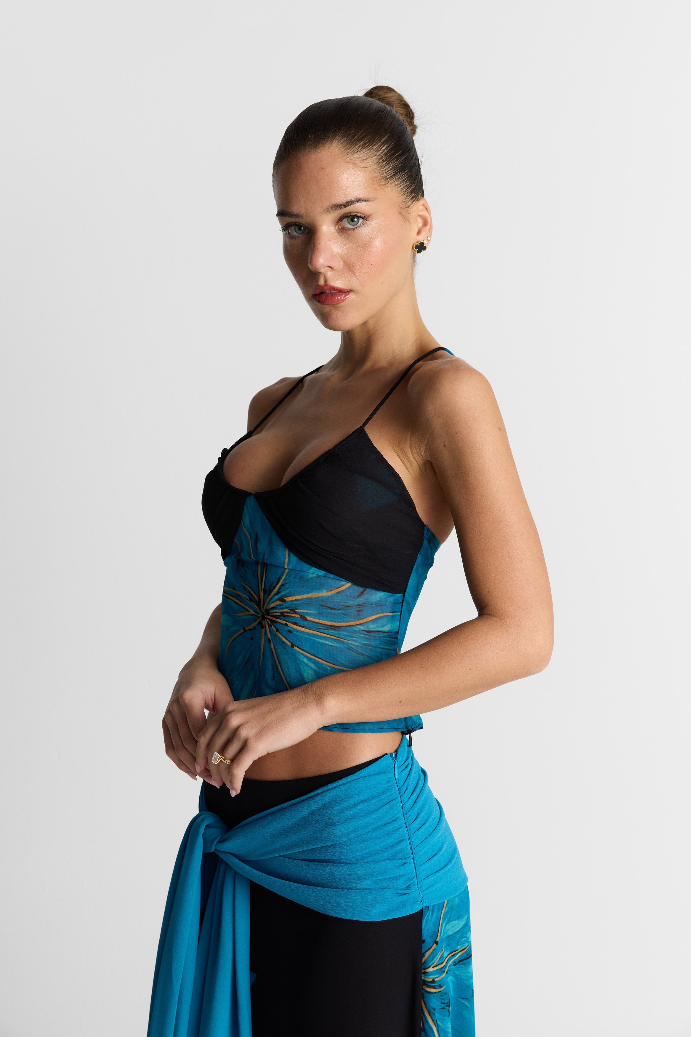 Top estampado Raya