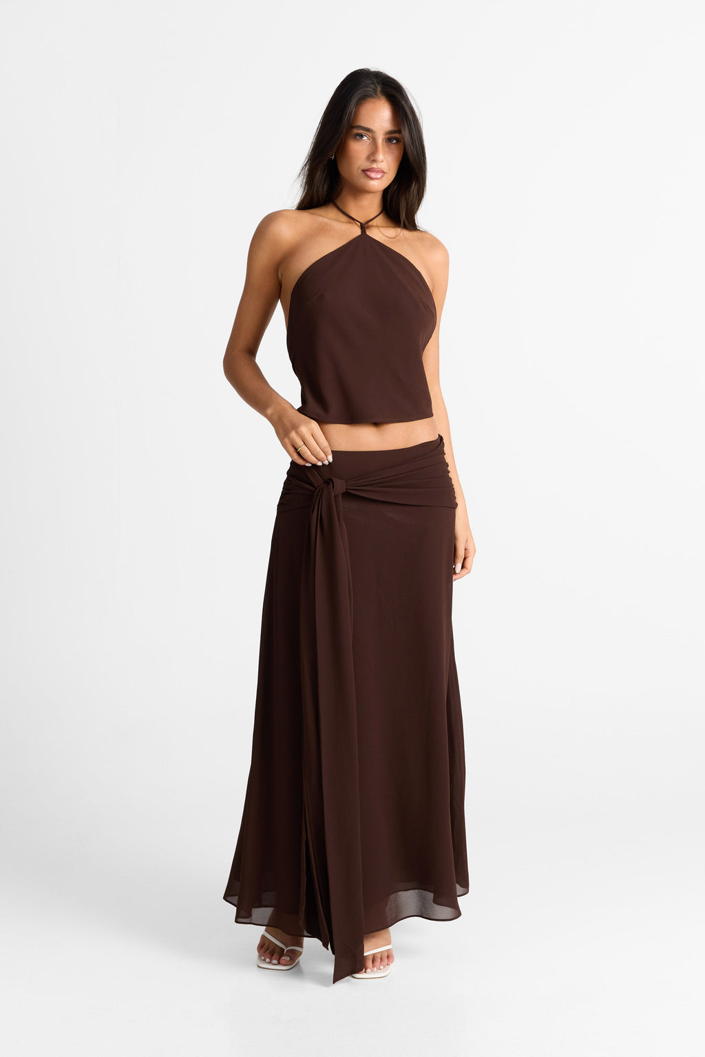 Nova Falda Maxi en Chocolate