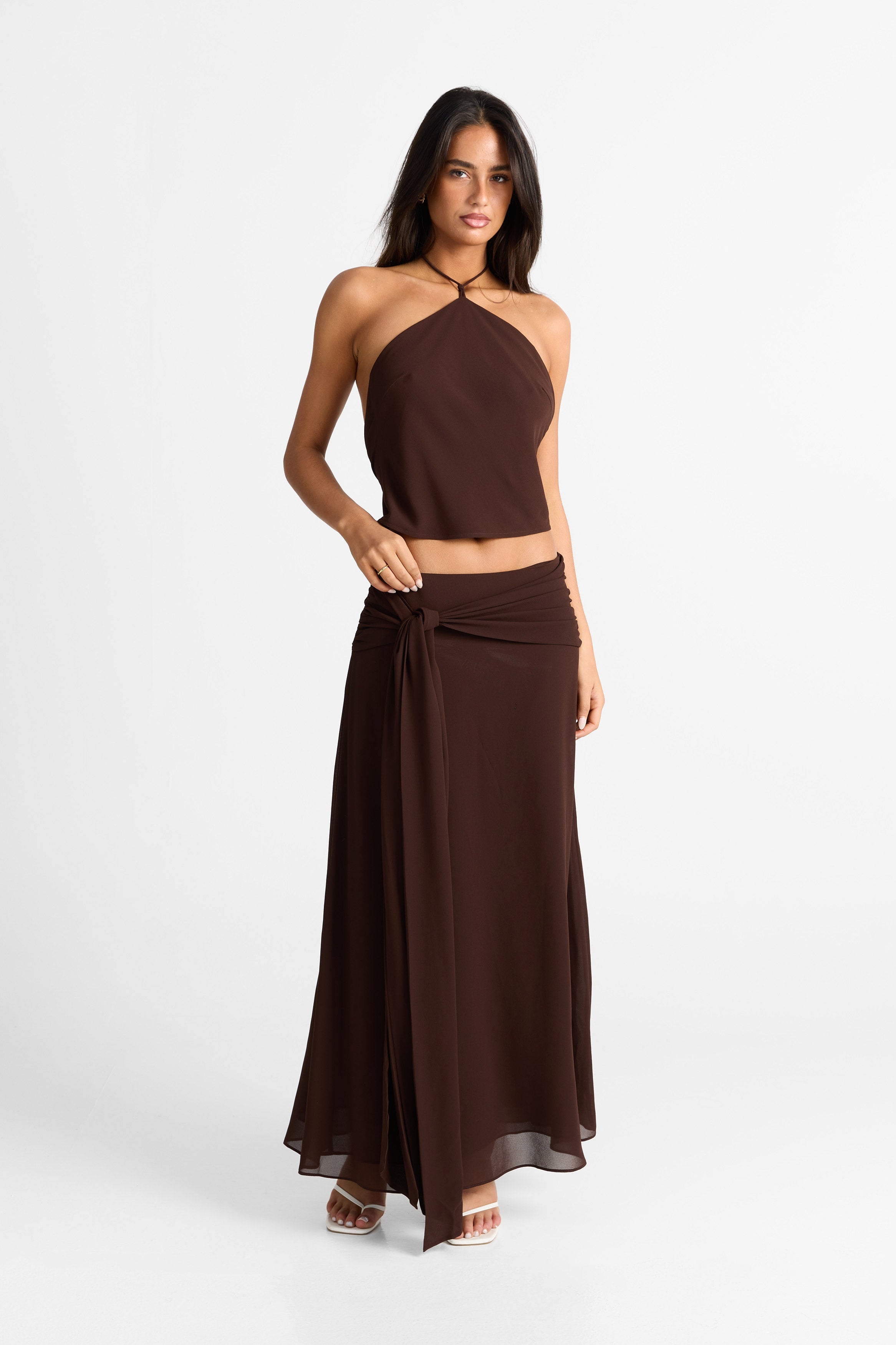 Nova Falda Maxi en Chocolate