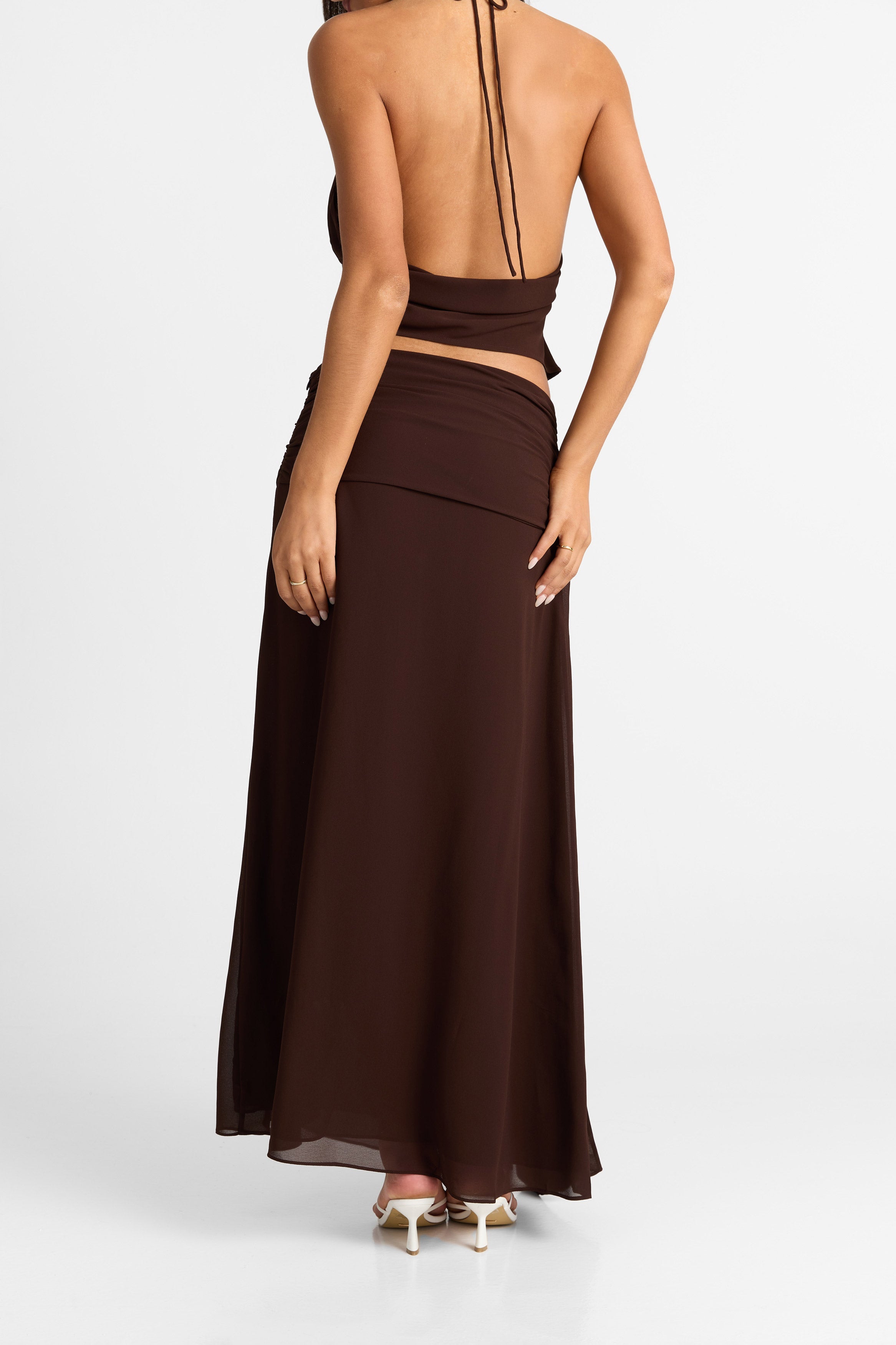 Nova Falda Maxi en Chocolate