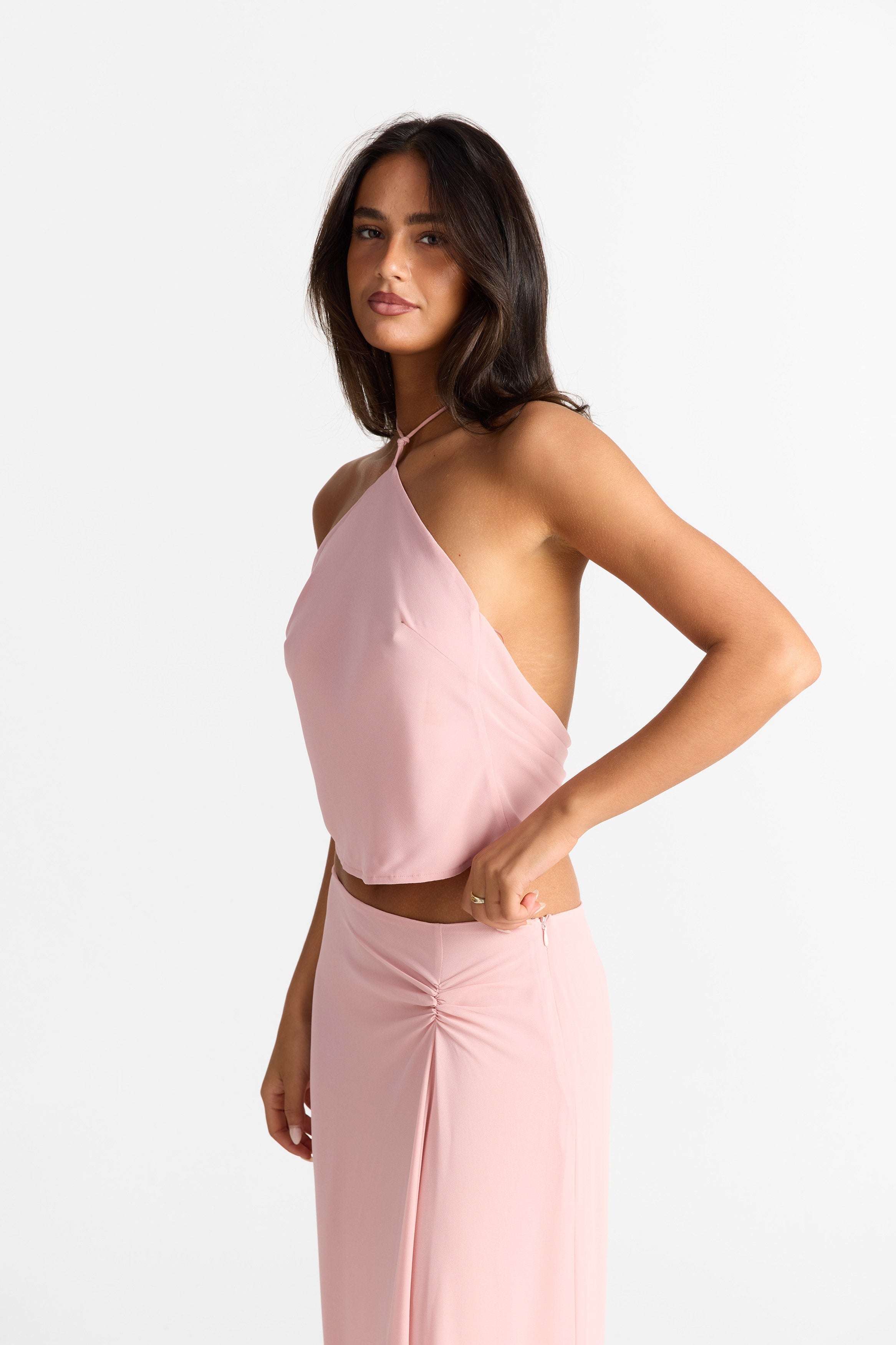 Top rosa Seraphina - chic y femenino