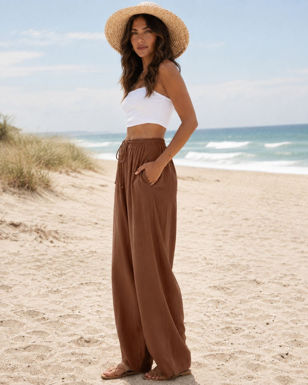 Pantalón de Lino Selena