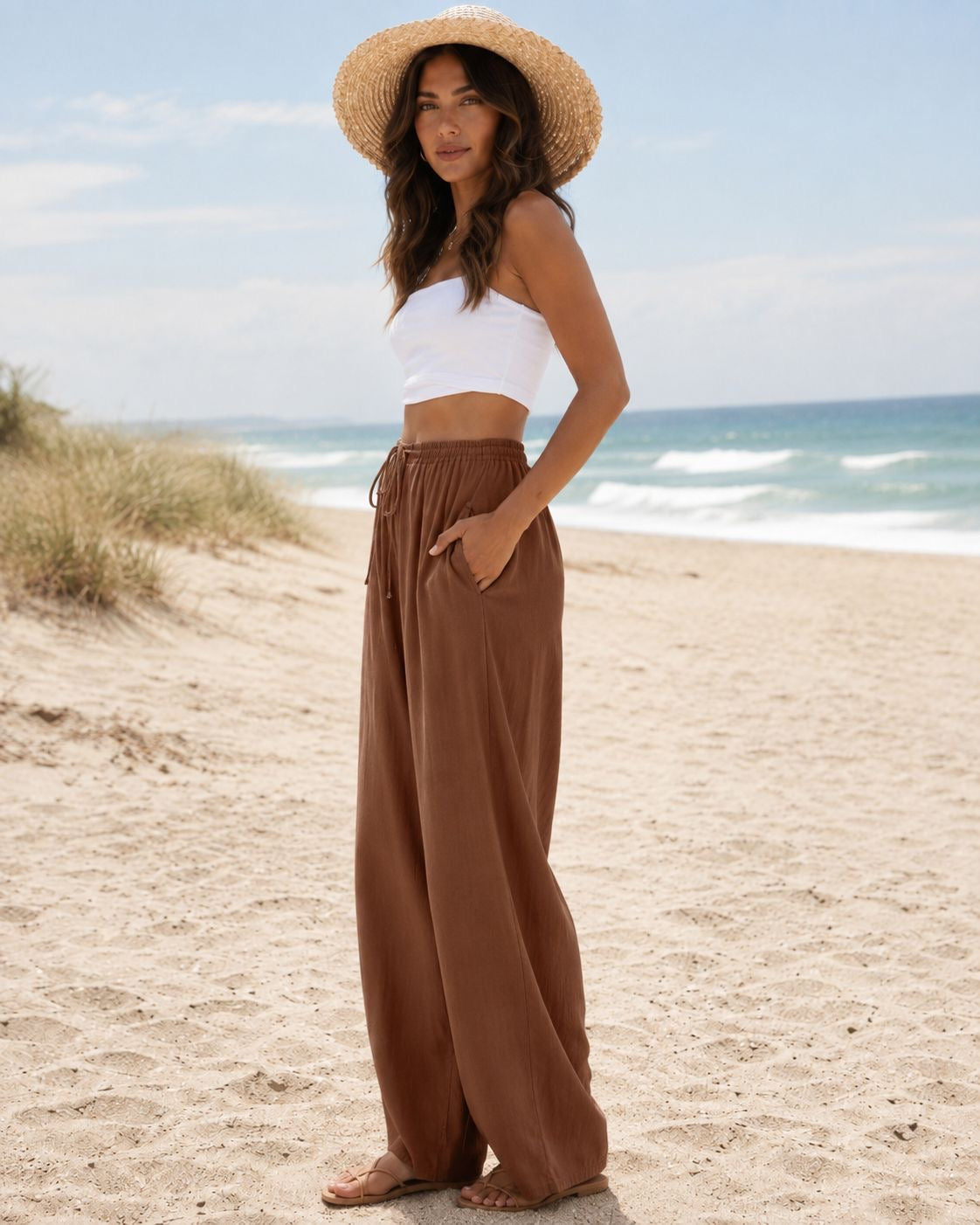 Pantalón de Lino Selena