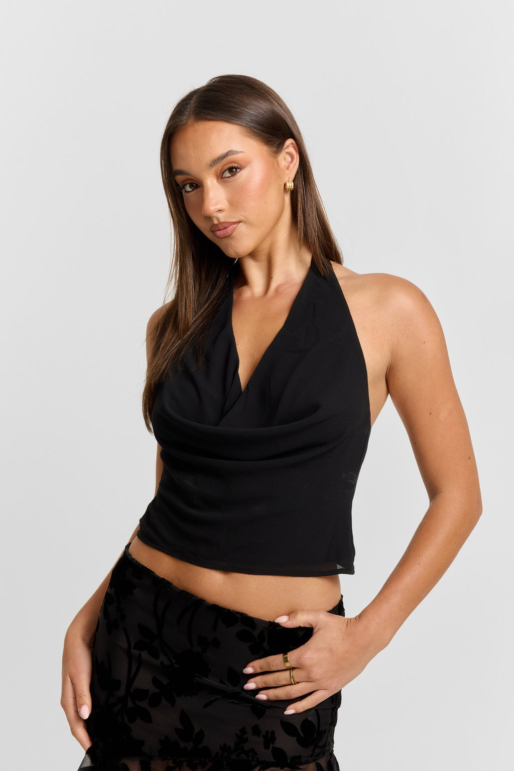 Top Odette en Negro - Elegante y Chic