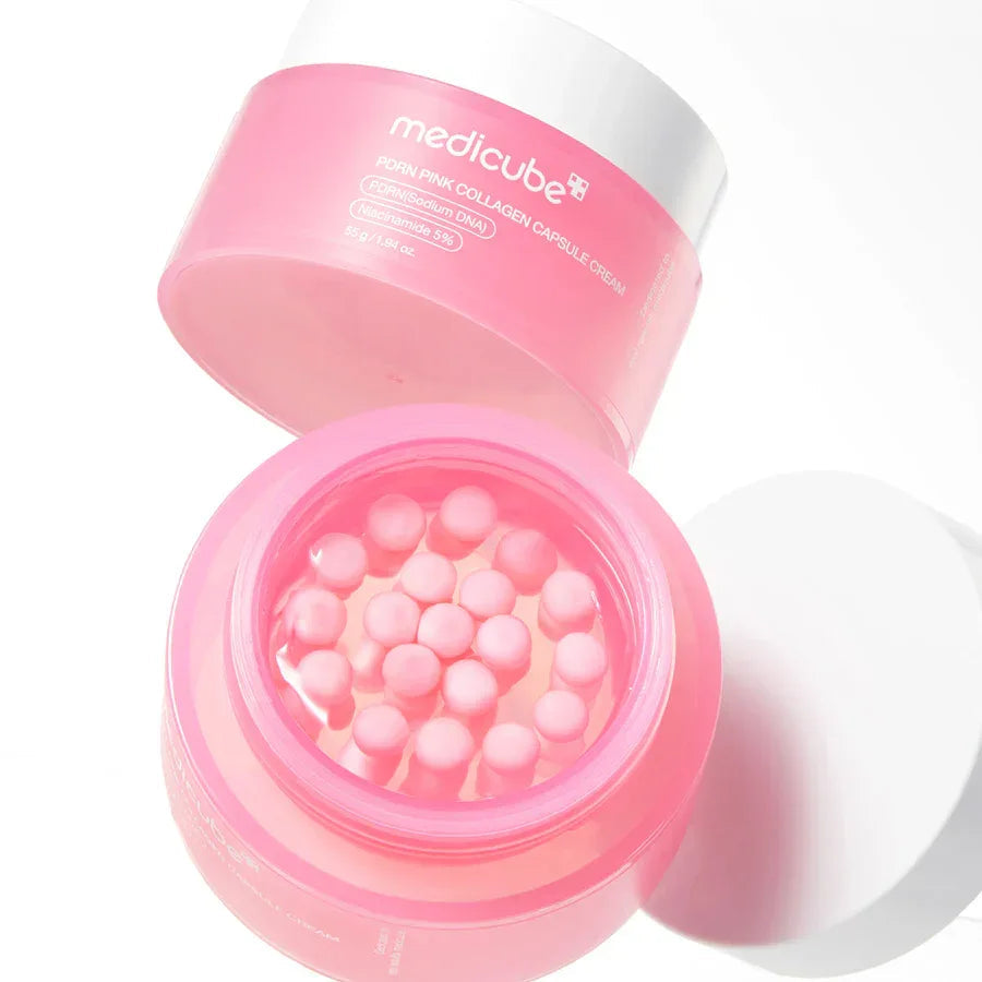 MEDICUBE | Crema de cápsulas de colágeno rosa PDRN - 55 g