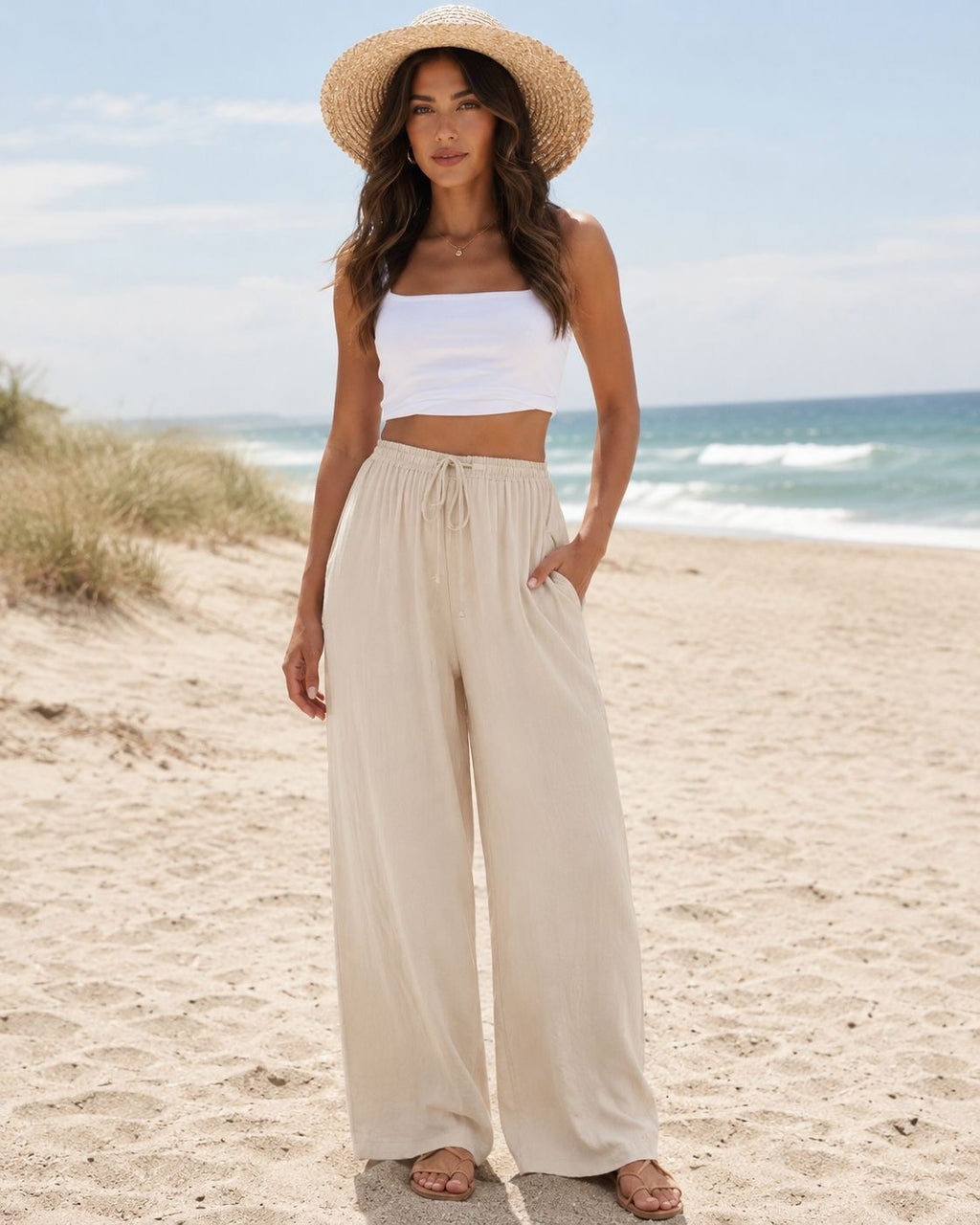 Pantalón de Lino Selena