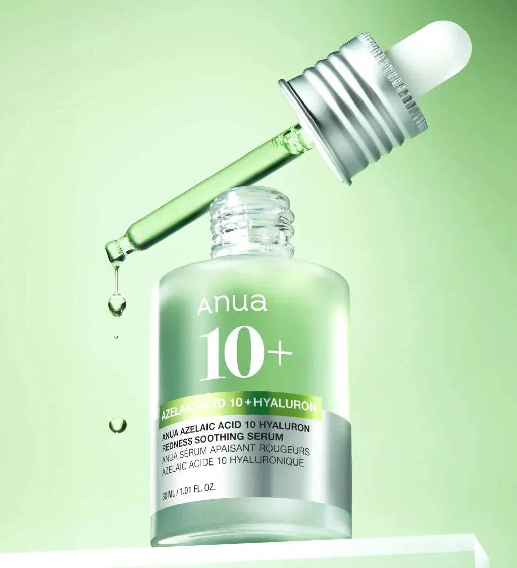 ANUA | Ácido azelaico al 10% y ácido hialurónico - Suero calmante para el enrojecimiento - 30 ml