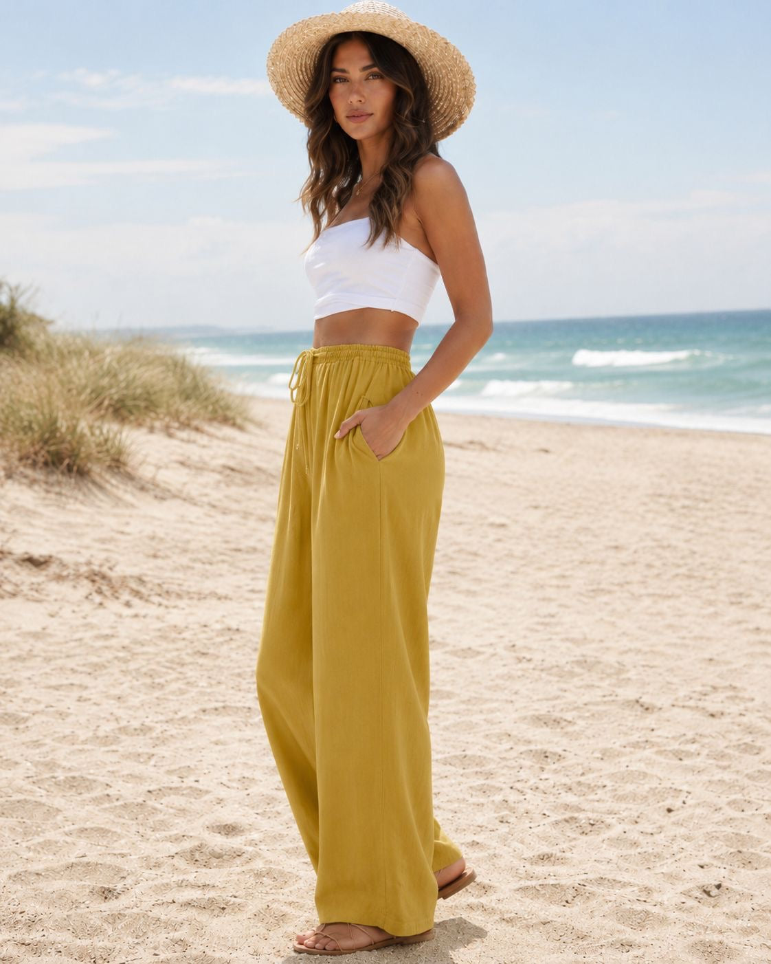 Pantalón de Lino Selena
