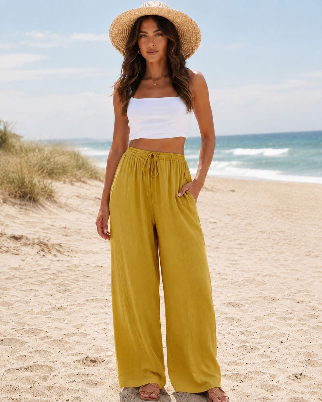 Pantalón de Lino Selena