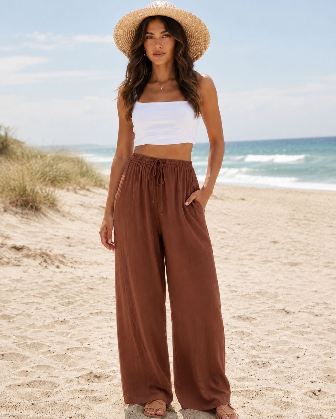 Pantalón de Lino Selena