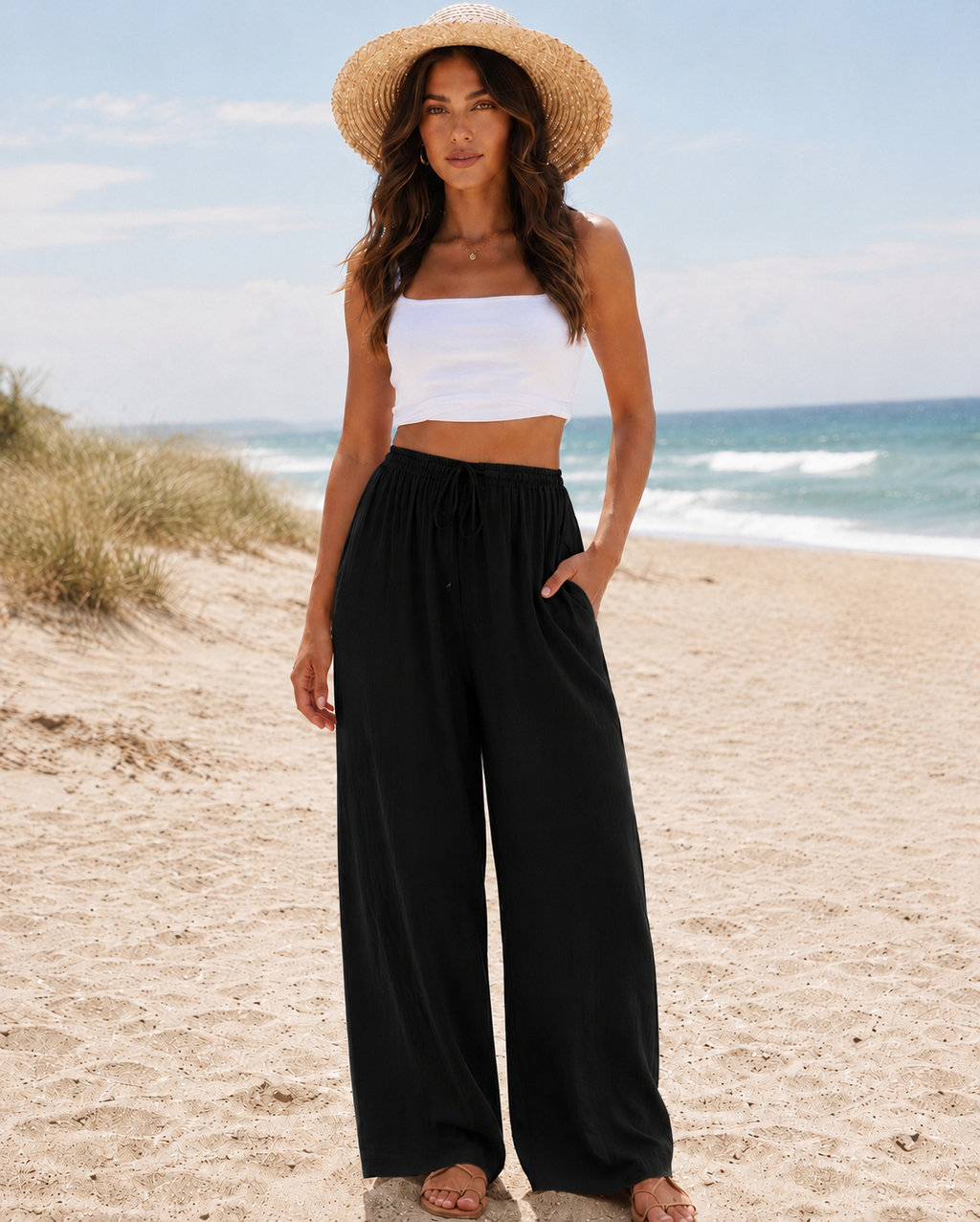 Pantalón de Lino Selena