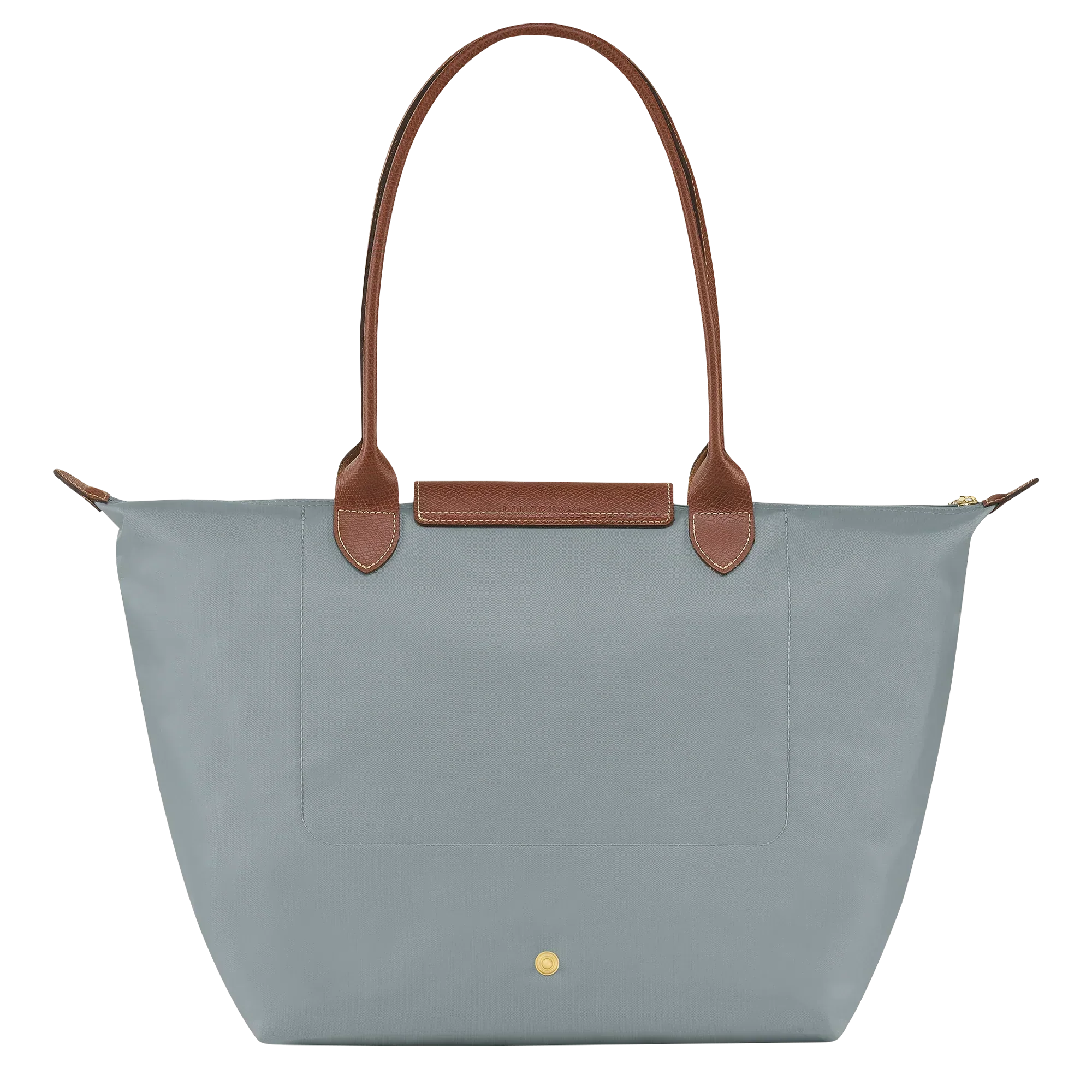 Longchamp Le Pliage Tote Grande en gris acero — Atemporal, imprescindible para el día a día