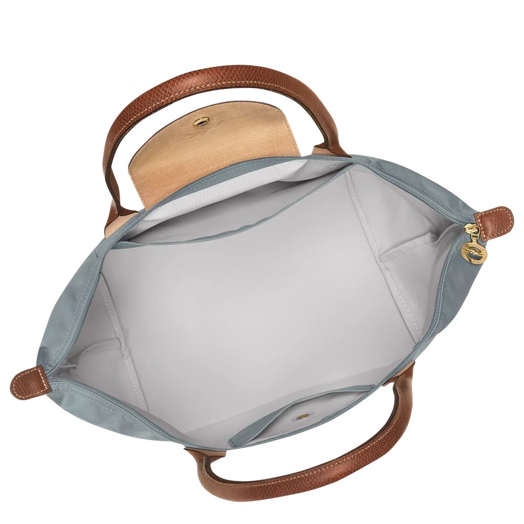 Longchamp Le Pliage Tote Grande en gris acero — Atemporal, imprescindible para el día a día