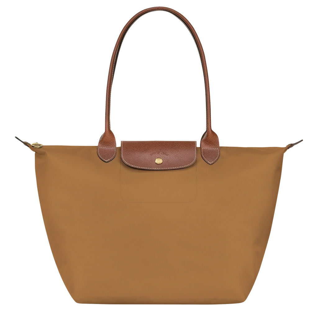 Longchamp Bolso Tote Grande Le Pliage en Marrón Claro