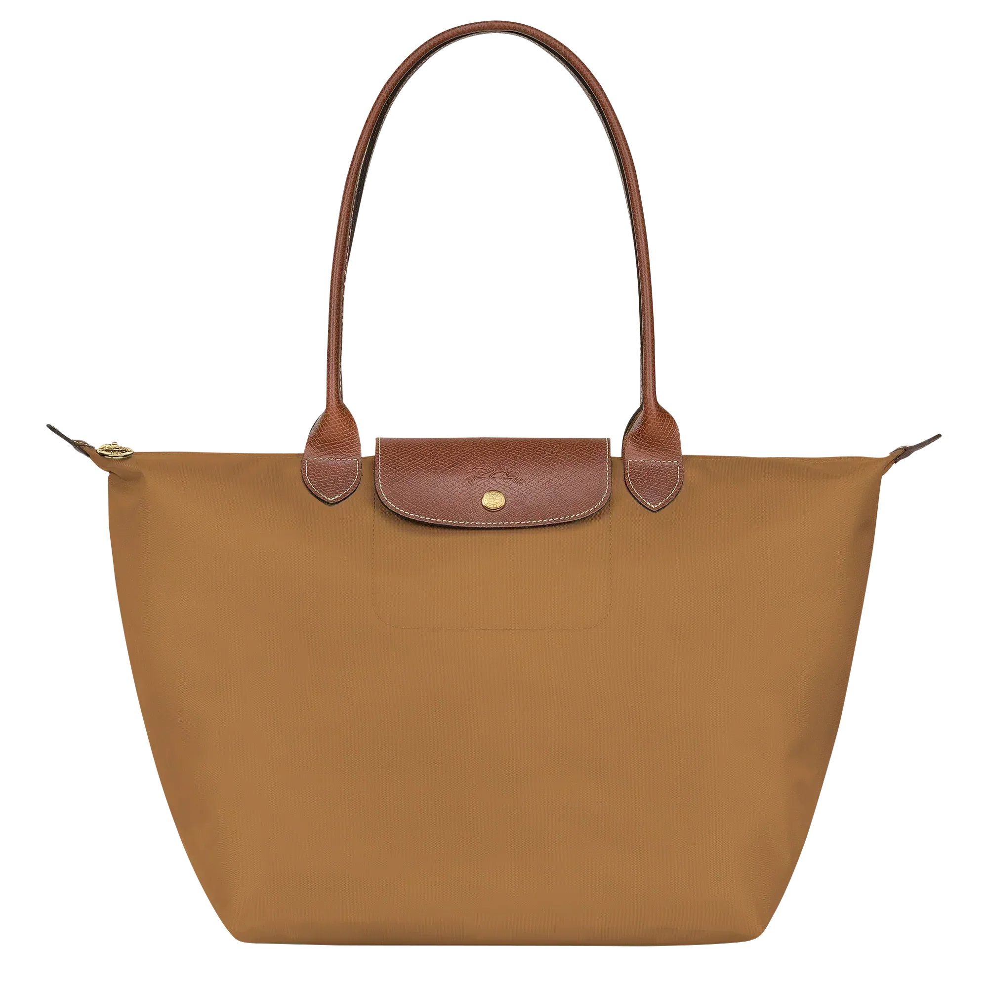 Longchamp Bolso Tote Grande Le Pliage en Marrón Claro