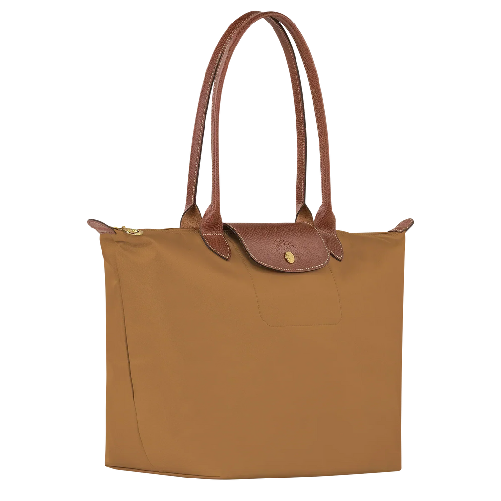 Longchamp Bolso Tote Grande Le Pliage en Marrón Claro