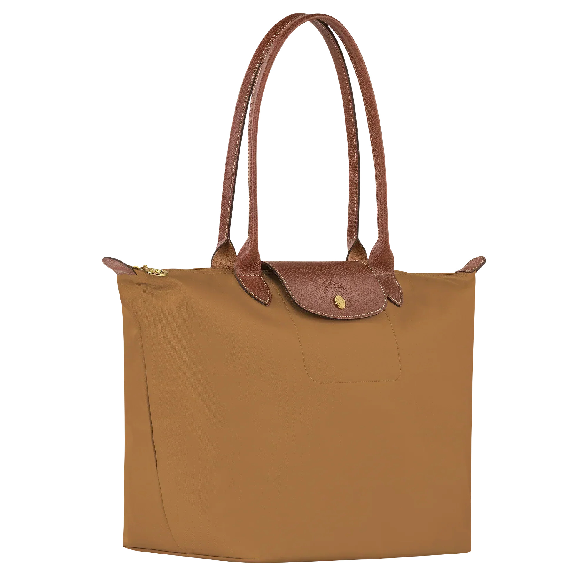 Longchamp Bolso Tote Grande Le Pliage en Marrón Claro