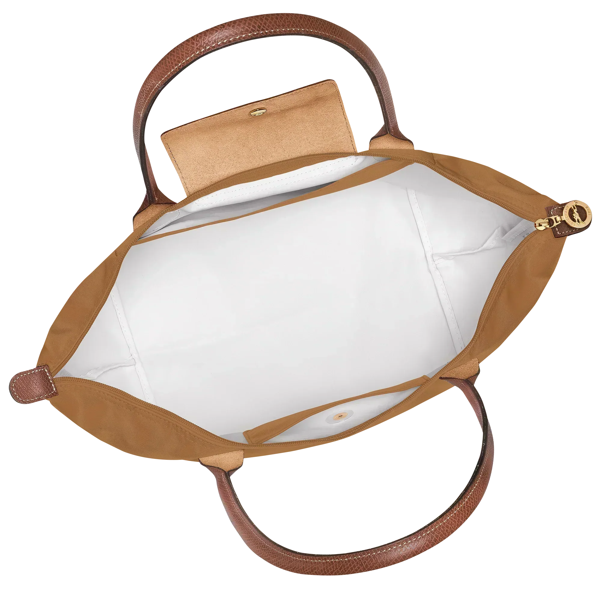Longchamp Bolso Tote Grande Le Pliage en Marrón Claro