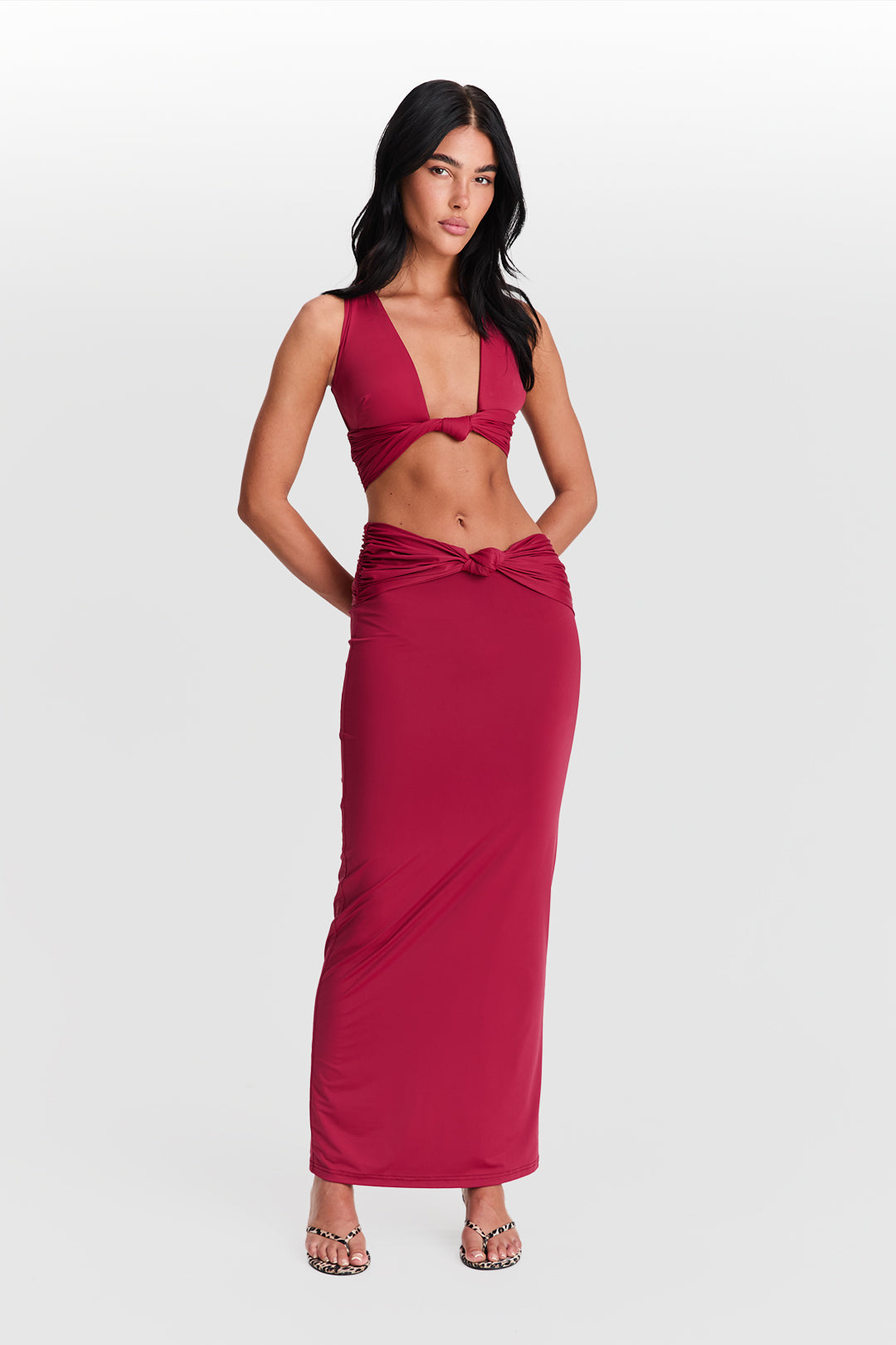 Mila Top en Rojo Cereza