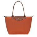 Longchamp Le Pliage Bolso tote grande en color ladrillo