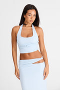 Violette Top Azul