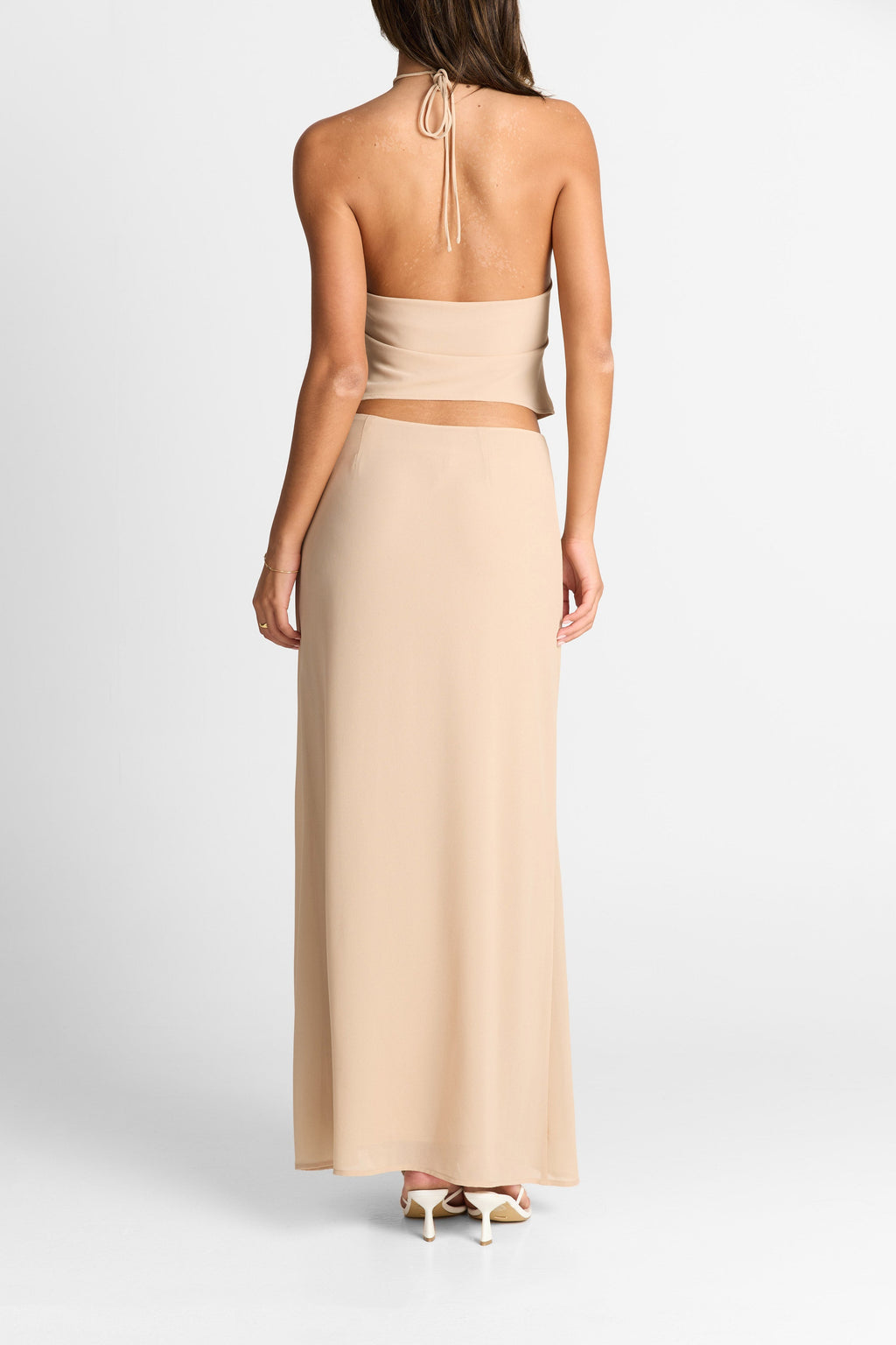 Falda maxi Seraphina en color natural