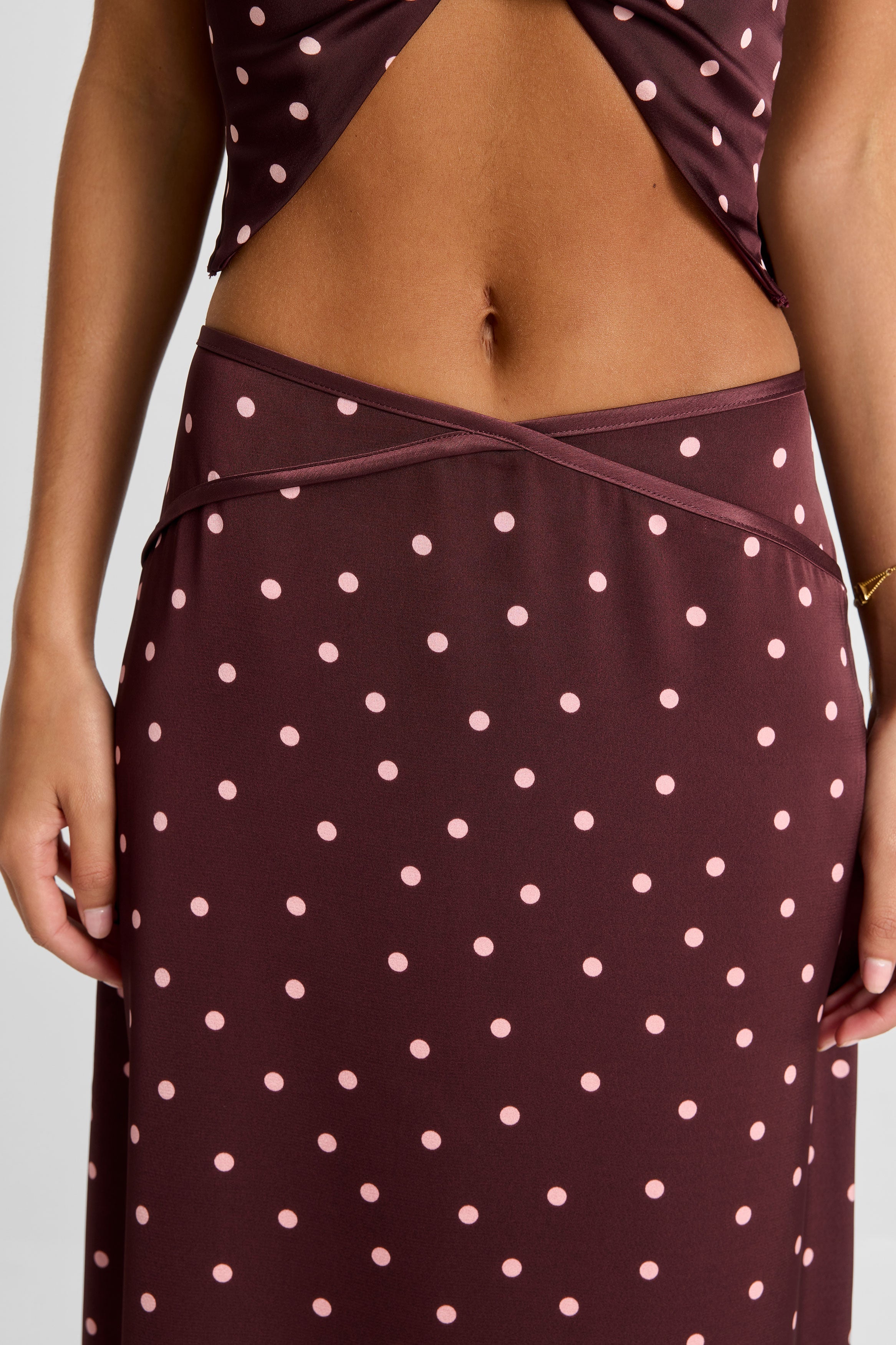Falda Maxi de Lunares Cici - Fluida y Elegante