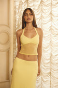 Top amarillo Ivy - Estilo brillante y sin esfuerzo
