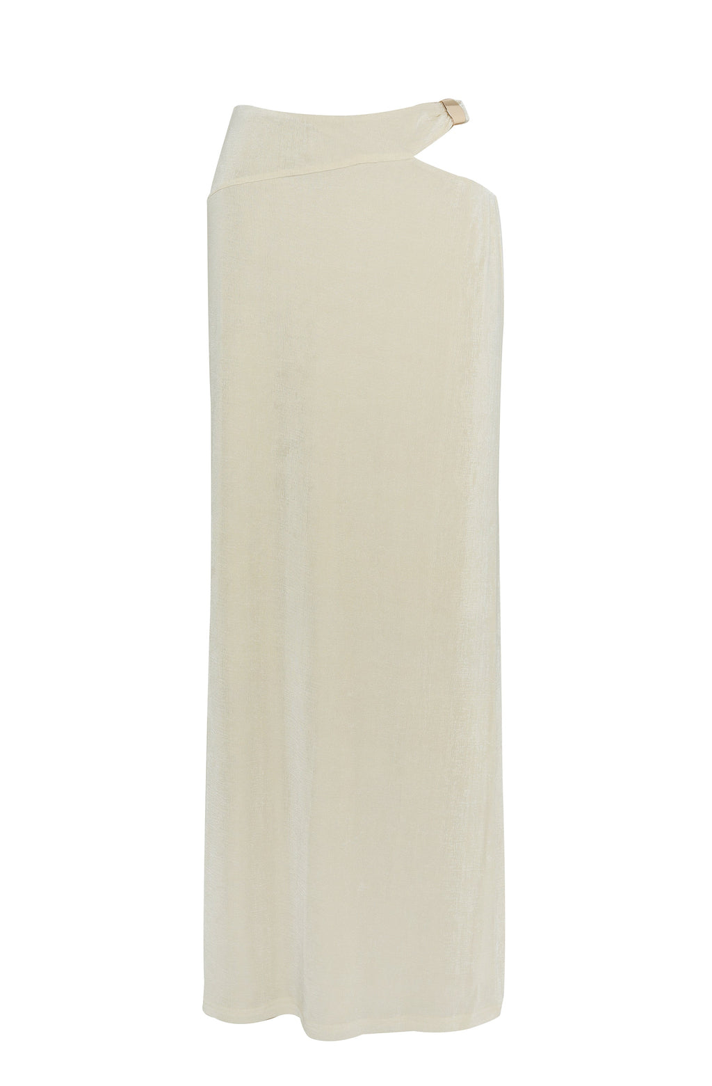 Falda maxi Lilah en color mantequilla