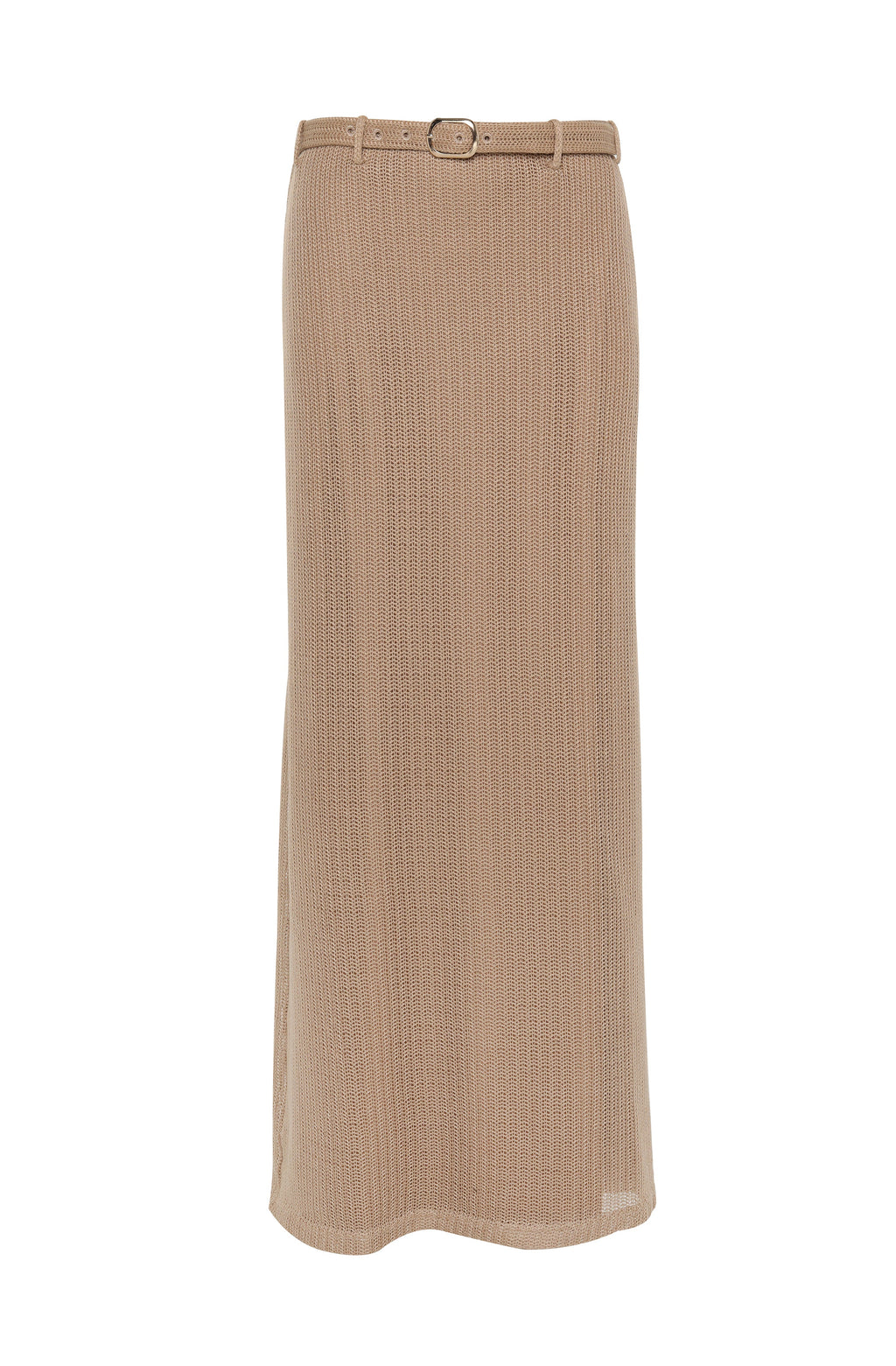 Falda maxi Haven en tono arena