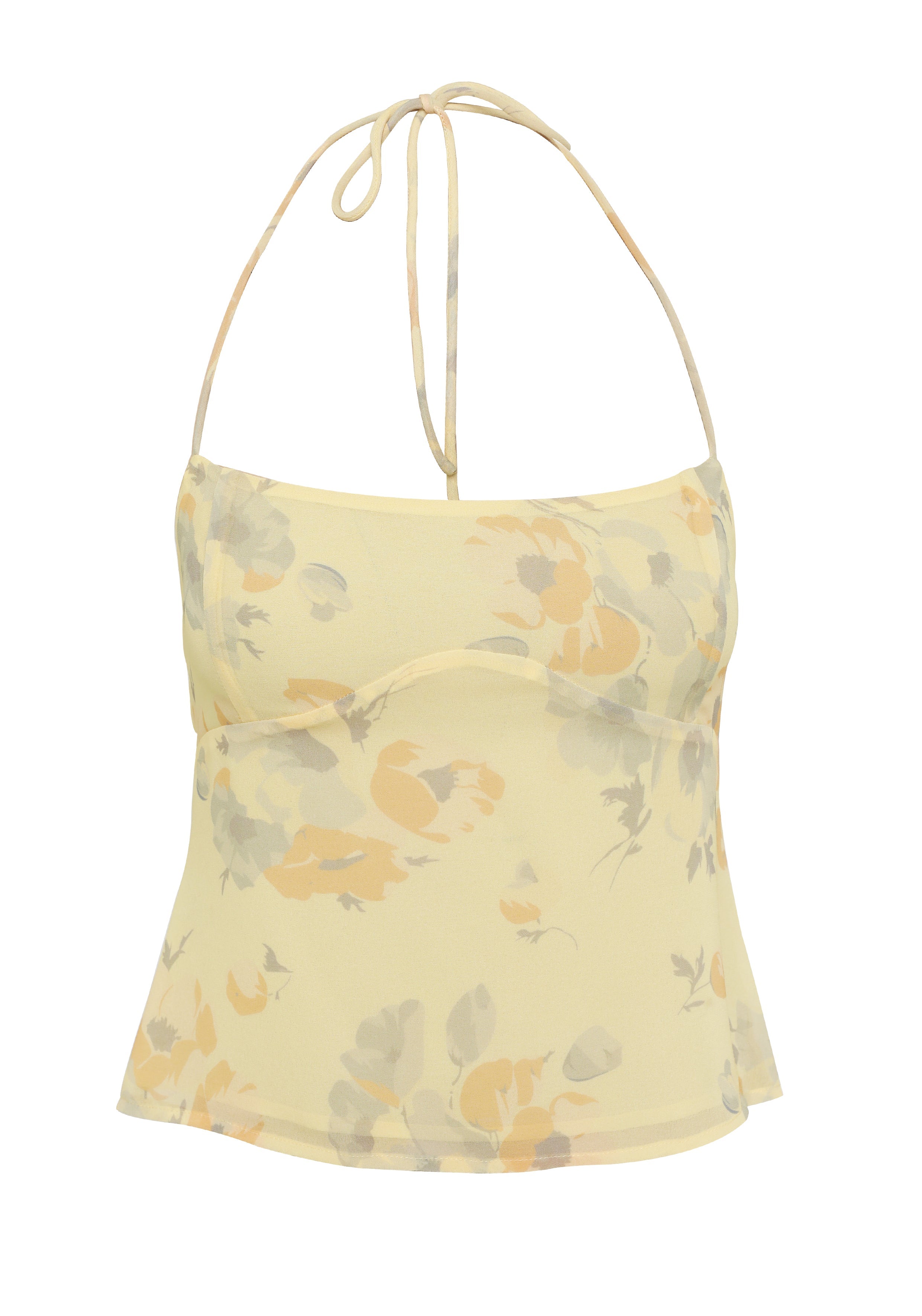 Top estampado de enebro