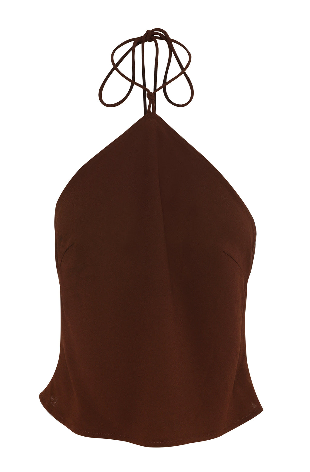 Seraphina Top Chocolate - Color cacao intenso, ajuste favorecedor