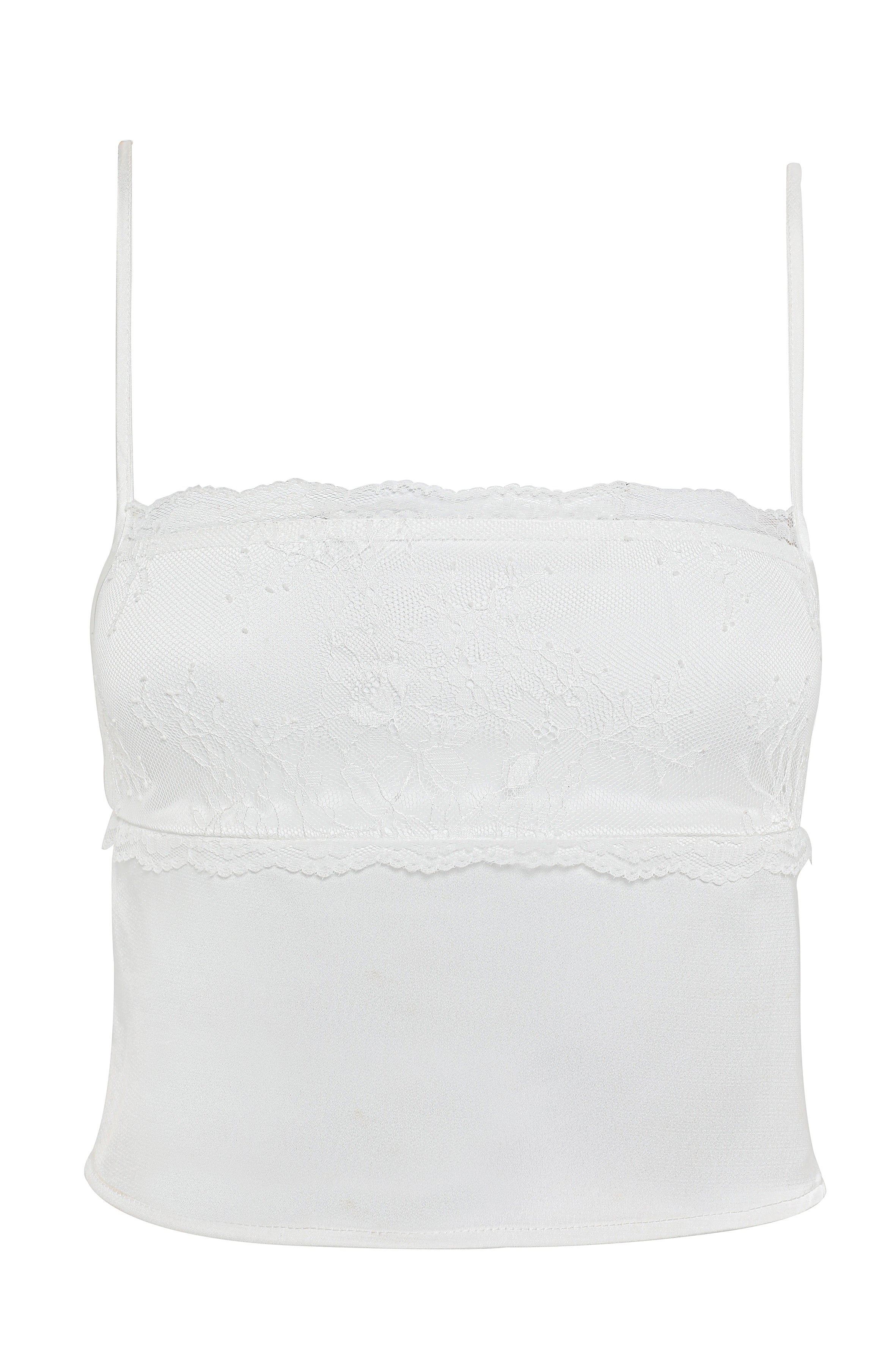 Fleur Top Blanco - Diseño Floral Elegante