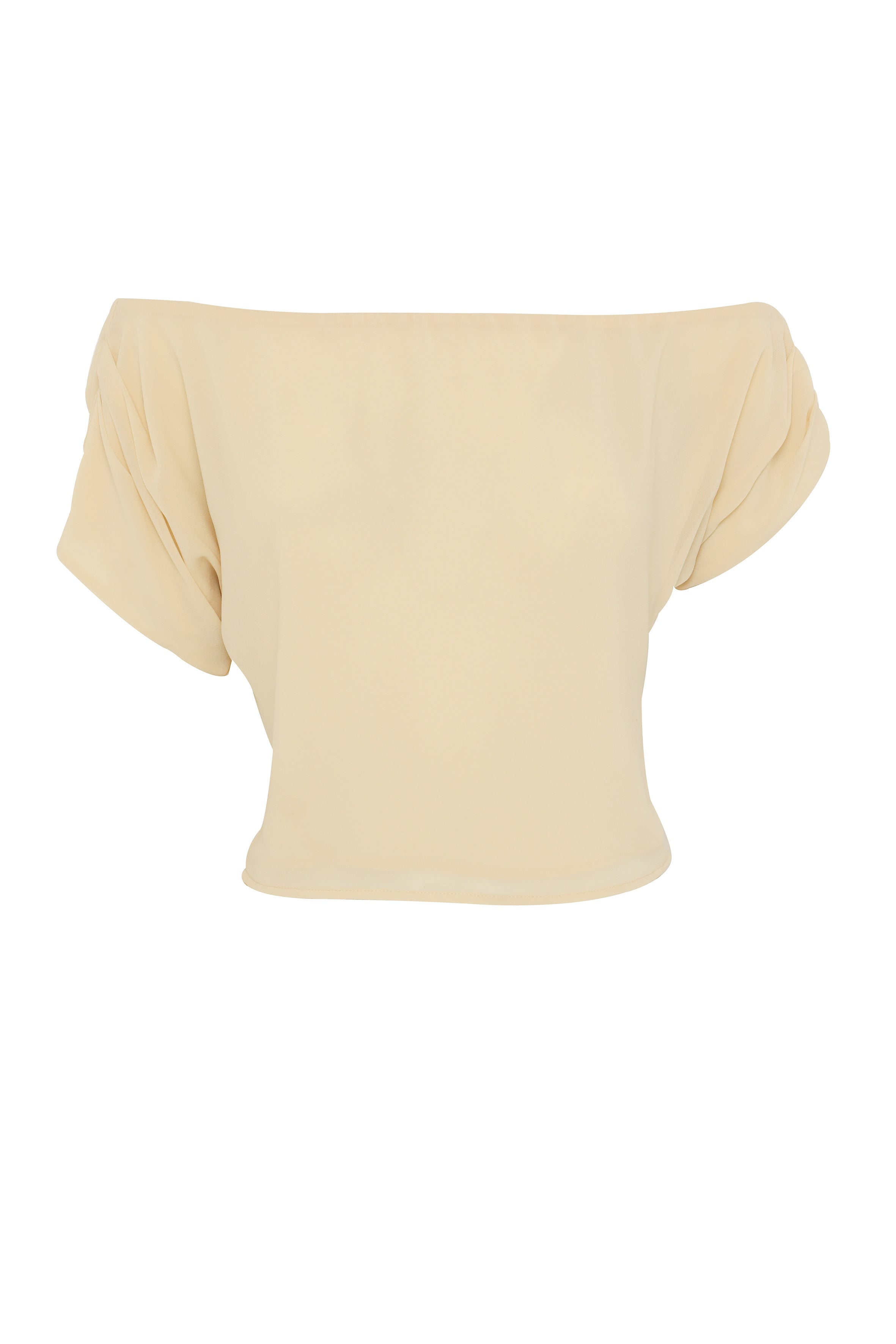 Top Margot en color mantequilla