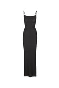 Vestido maxi suave y casual de estilo lounge