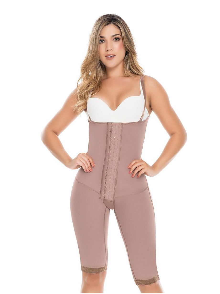 Faja Colombiana de Espalda Alta con Tirantes Ajustables para Realce de Glúteos