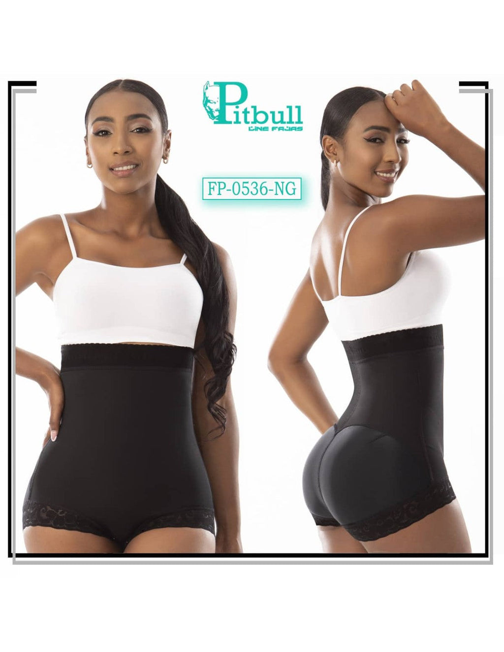 Faja Colombiana Reductora Pitbull - Short Modeladora de Uso Diario FP0536