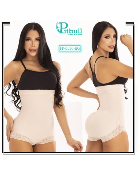 Faja Colombiana Reductora Pitbull - Short Modeladora de Uso Diario FP0536