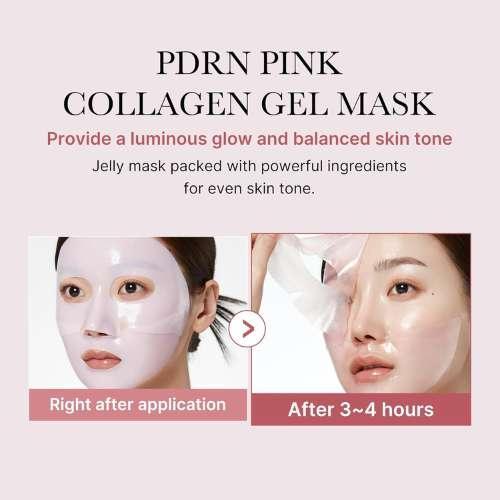 MEDICUBE | Mascarilla de colágeno rosa con PDRN de salmón - 4 uds