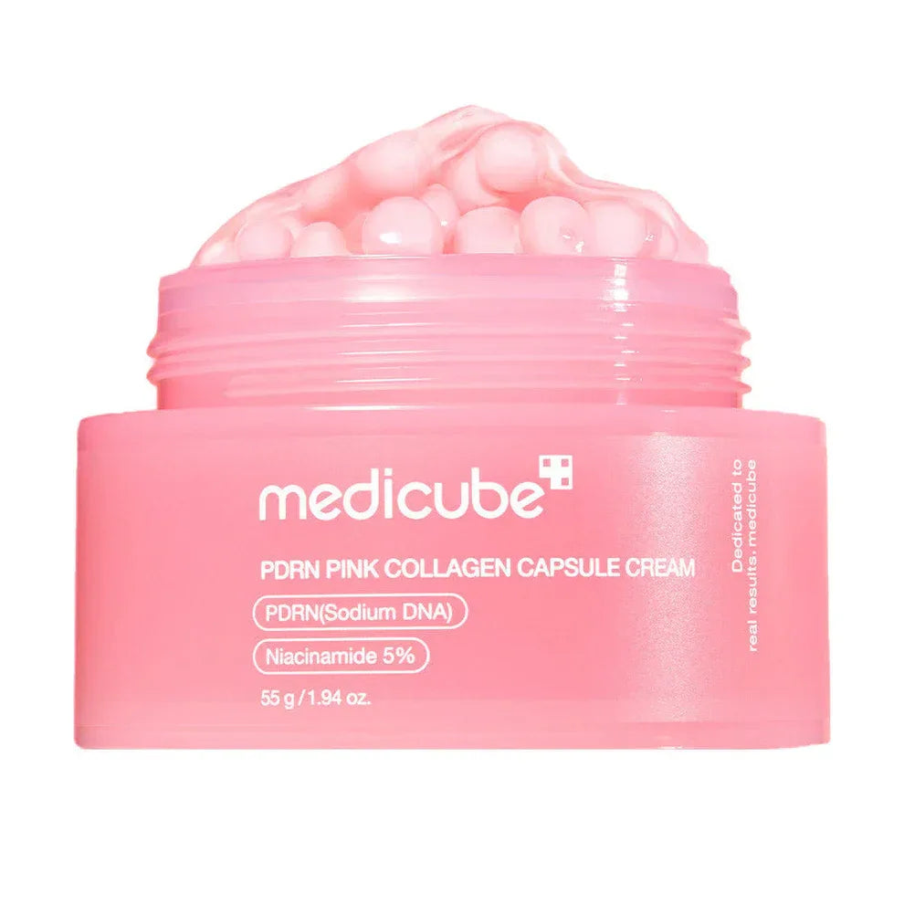 MEDICUBE | Crema de cápsulas de colágeno rosa PDRN - 55 g