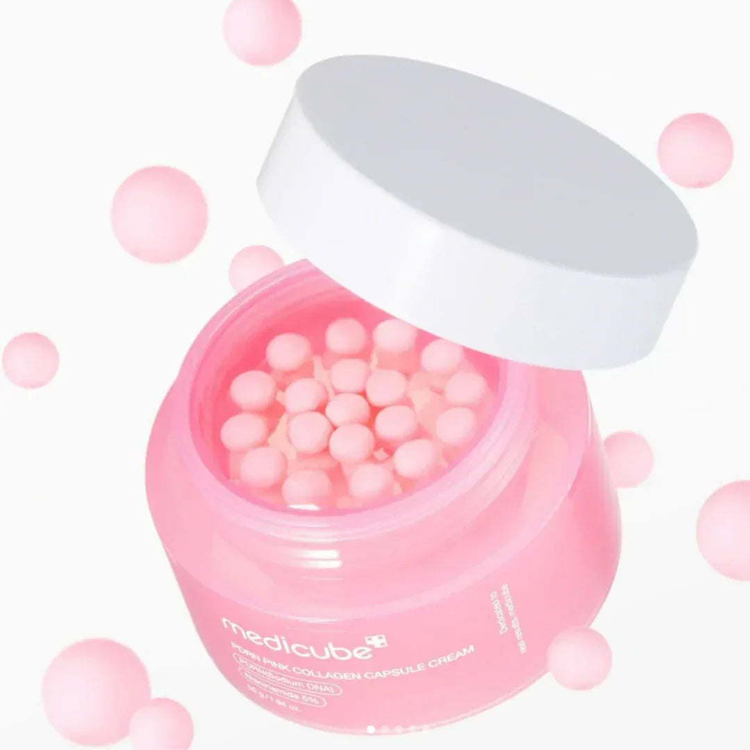 MEDICUBE | Crema de cápsulas de colágeno rosa PDRN - 55 g